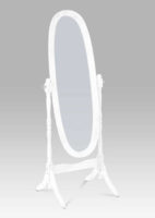Bílé stojící výklopné zrcadlo provence styl